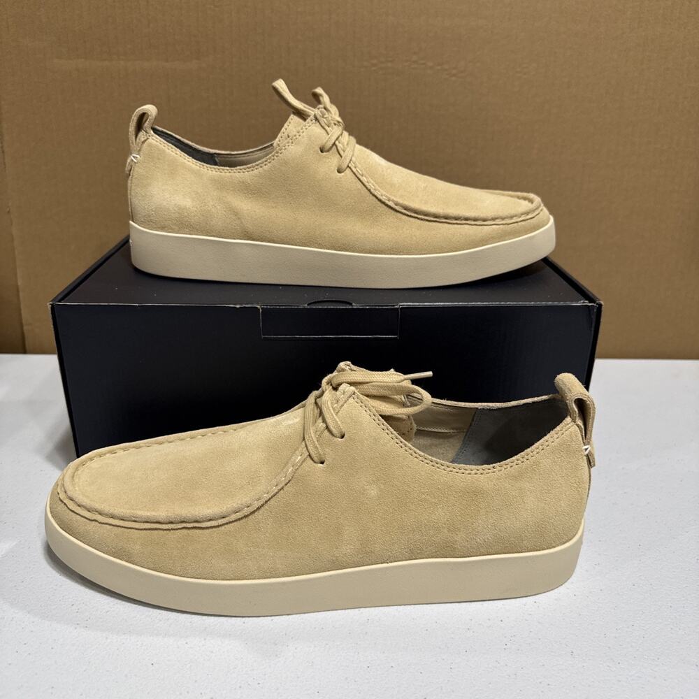 Everlane Desert Shoe Beige Suede Lace Shoes Mens 12.5 Low Top Loafers Minimalist